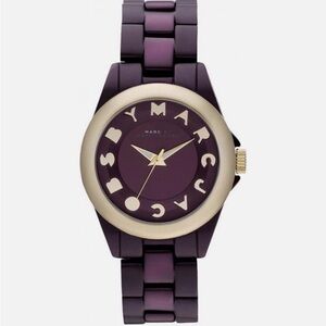 Marc by Marc Jacobs Deep Purple and Gold Timepiece
